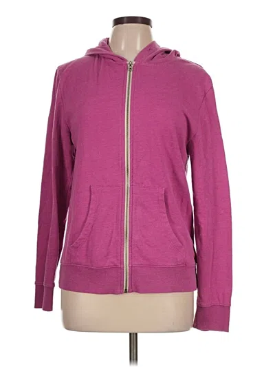 Pre-owned Threads 4 Thought Zip Up Hoodie In Pink