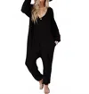 Three Bird Nest Long Sleeve Jumpsuit In Black