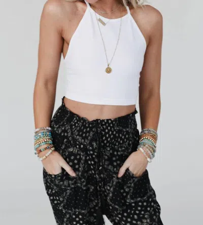 Three Bird Nest Peace Dreamcatcher Tattoo Bralette In White
