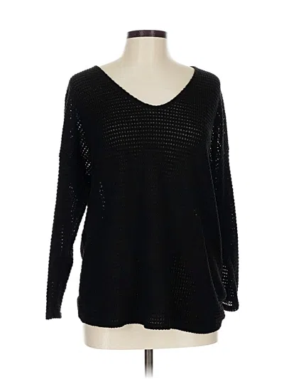 Pre-owned Three Bird Nest Pullover Sweater In Black