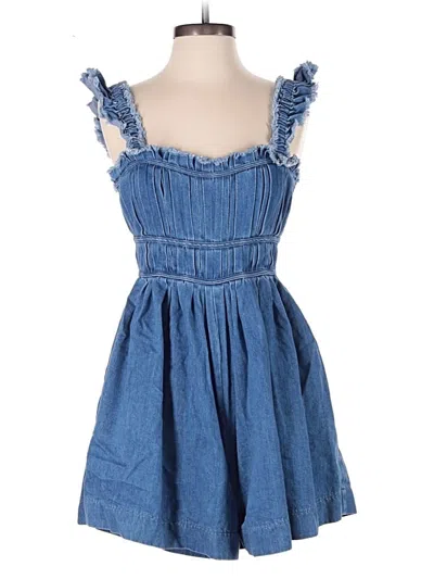 Pre-owned Three Bird Nest Romper In Blue