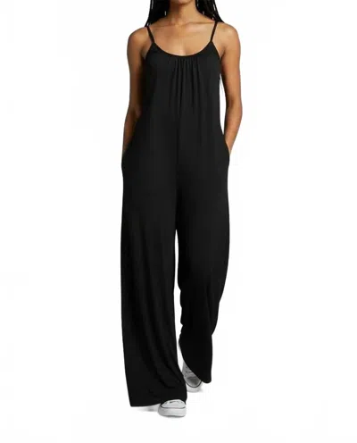 Three Bird Nest Wide Leg Jumpsuit In Black