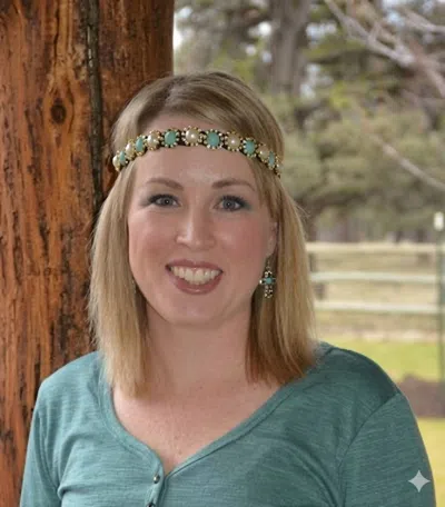 Three Bird Nest Women's Pearl Boho Chic Stretch Headband In Turquoise In Gray