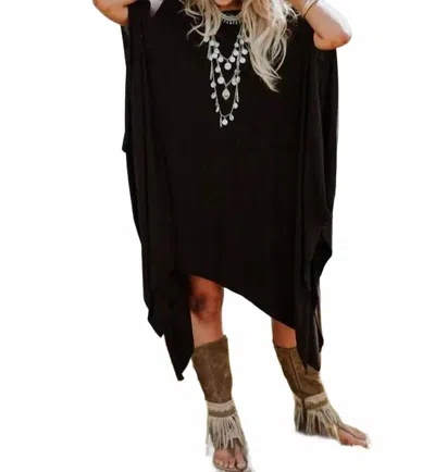 Three Bird Nest Wren Tunic In Black