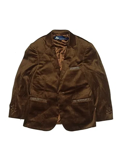 Pre-owned Three Bowties Kids' Jacket In Brown