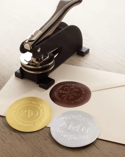 Three Designing Women Fleur-de-lis Address Embosser In Multi