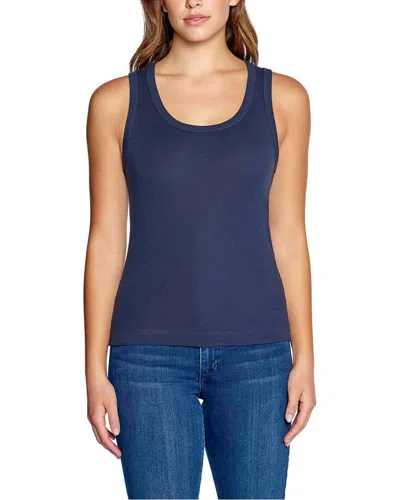 Three Dots 1x1 Rocker Tank In Blue