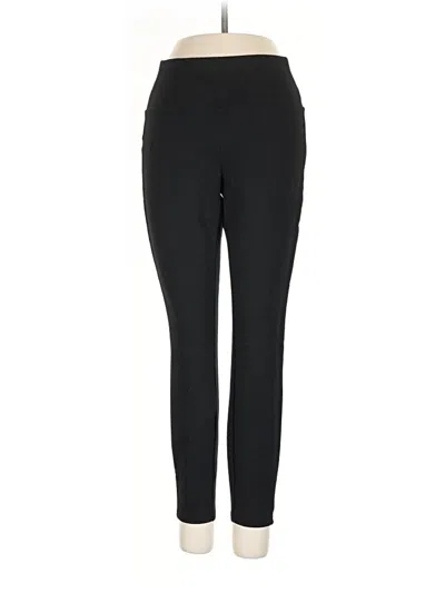Pre-owned Three Dots Active Pants In Black