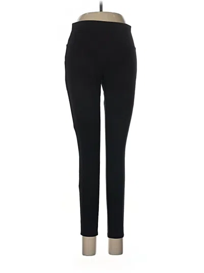Pre-owned Three Dots Active Pants In Black