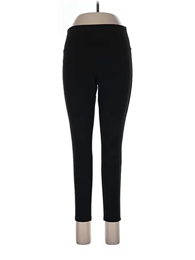 Pre-owned Three Dots Active Pants In Black