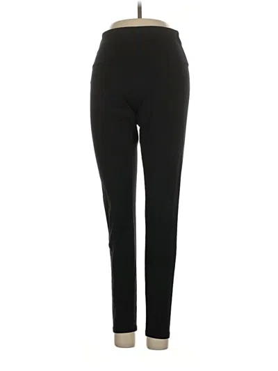 Pre-owned Three Dots Active Pants In Black