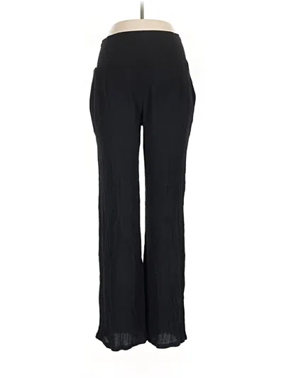 Pre-owned Three Dots Active Pants In Black