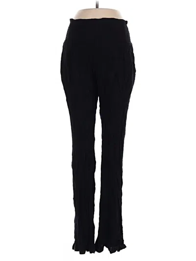 Pre-owned Three Dots Active Pants In Black