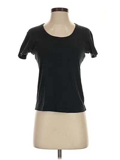 Pre-owned Three Dots Active T-shirt In Black