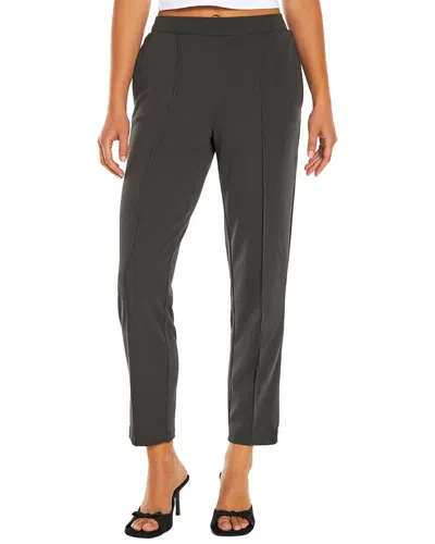 Three Dots Anne Tapered Pant In Black