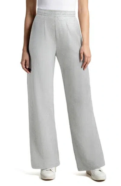 Three Dots Brushed Ribbed Pants In Gray
