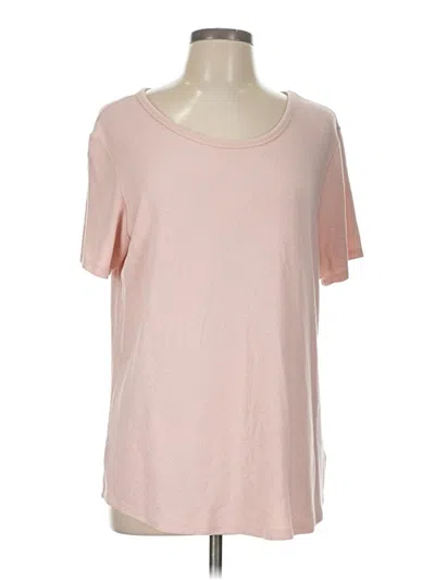 Pre-owned Three Dots Cardigan Sweater In Pink