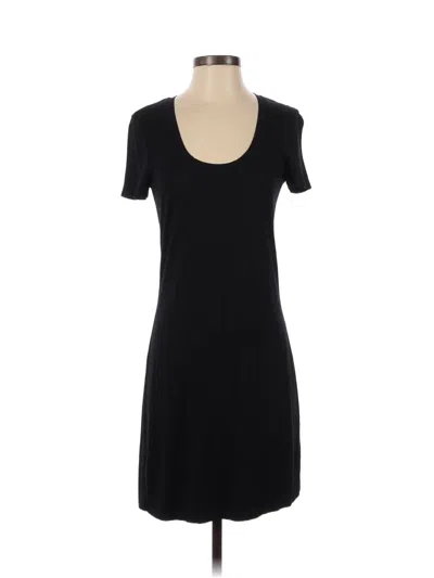 Pre-owned Three Dots Casual Dress In Black
