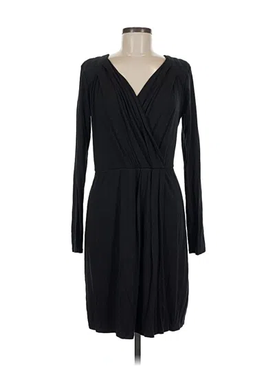 Pre-owned Three Dots Casual Dress In Black