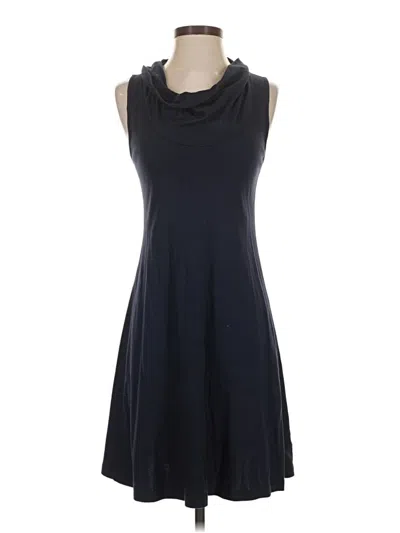 Pre-owned Three Dots Casual Dress In Black