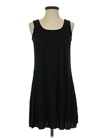 Pre-owned Three Dots Casual Dress In Black