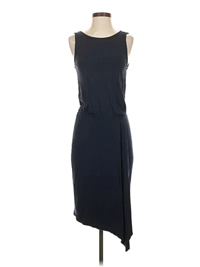Pre-owned Three Dots Casual Dress In Black