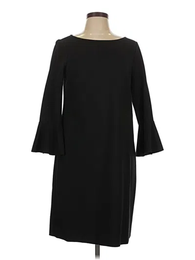 Pre-owned Three Dots Casual Dress In Black