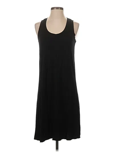 Pre-owned Three Dots Casual Dress In Black