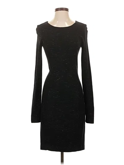 Pre-owned Three Dots Casual Dress In Black