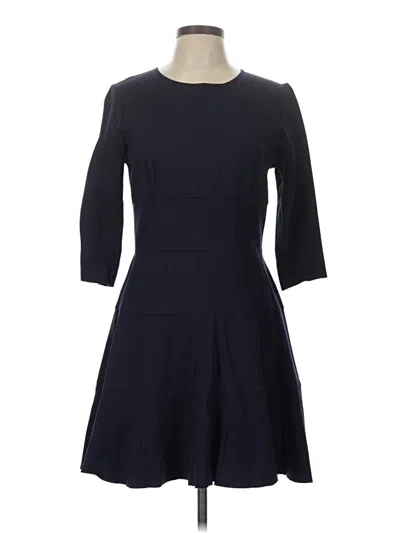 Pre-owned Three Dots Casual Dress In Blue