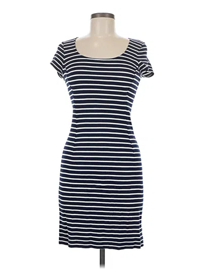 Pre-owned Three Dots Casual Dress In Blue