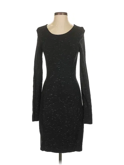 Pre-owned Three Dots Casual Dress In Gray