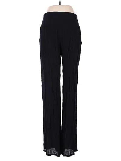 Pre-owned Three Dots Casual Pants In Black