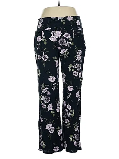 Pre-owned Three Dots Casual Pants In Black