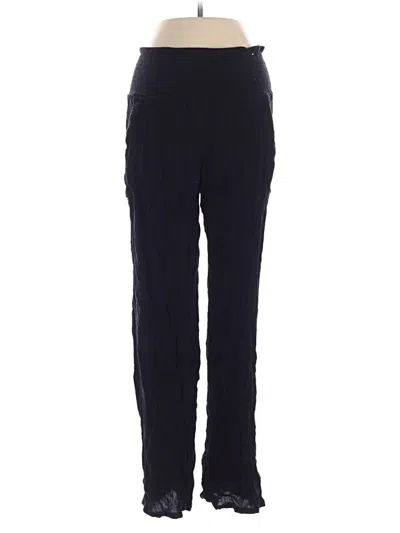 Pre-owned Three Dots Casual Pants In Black