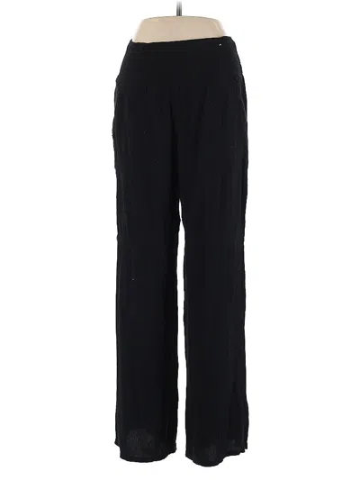 Pre-owned Three Dots Casual Pants In Black
