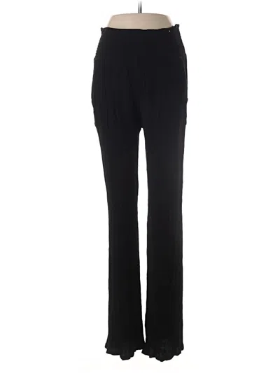 Pre-owned Three Dots Casual Pants In Black