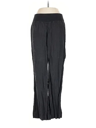 Pre-owned Three Dots Casual Pants In Black