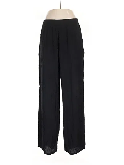 Pre-owned Three Dots Casual Pants In Black