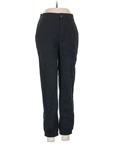 Pre-owned Three Dots Casual Pants In Black