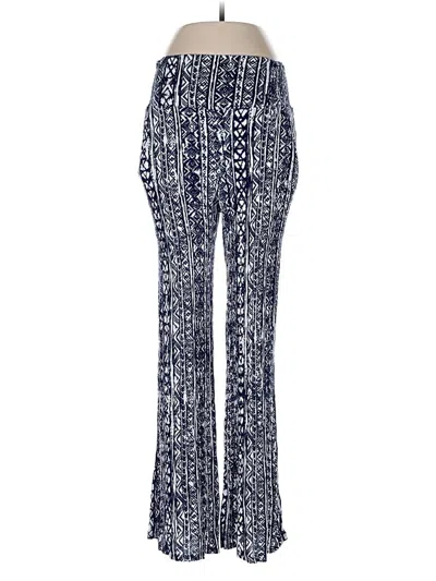 Pre-owned Three Dots Casual Pants In Blue