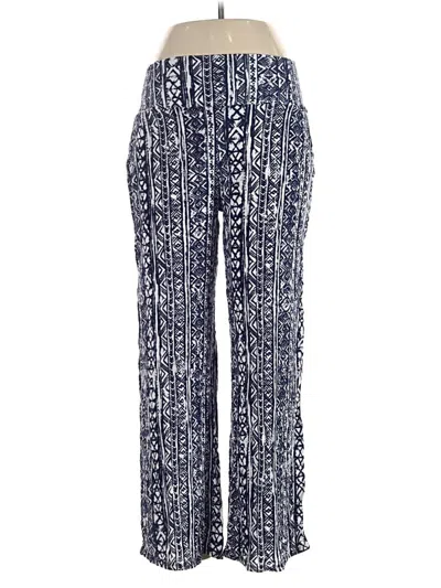 Pre-owned Three Dots Casual Pants In Blue