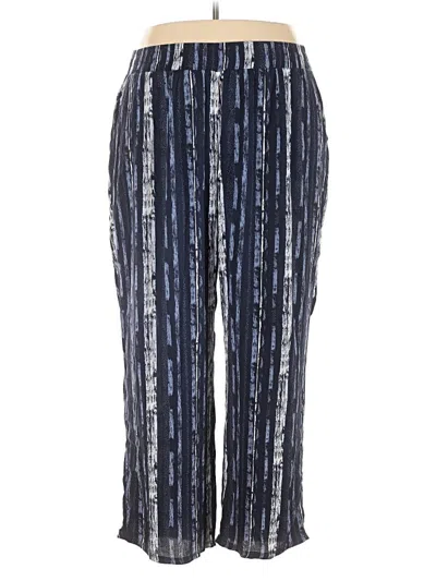 Pre-owned Three Dots Casual Pants In Blue