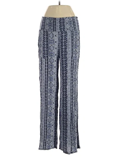 Pre-owned Three Dots Casual Pants In Blue