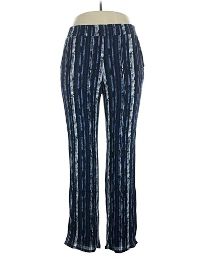 Pre-owned Three Dots Casual Pants In Blue