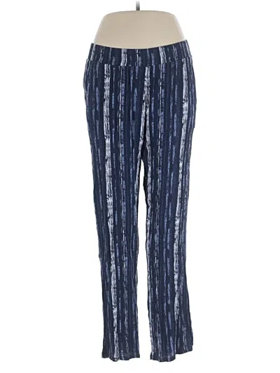 Pre-owned Three Dots Casual Pants In Blue