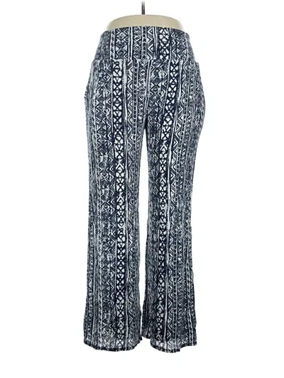 Pre-owned Three Dots Casual Pants In Blue