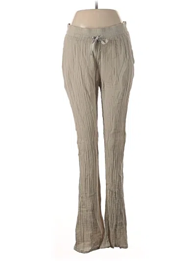 Pre-owned Three Dots Casual Pants In Gray
