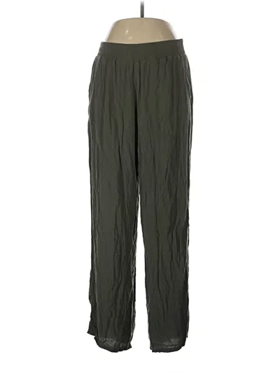 Pre-owned Three Dots Casual Pants In Green
