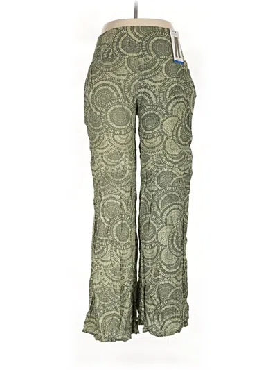 Three Dots Casual Pants In Green